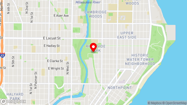 Google Map of 1500 E. Park Place, Milwaukee, WI 53211