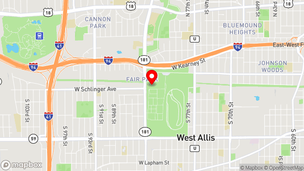 Google Map of 640 S. 84th Street, West Allis, WI 53214