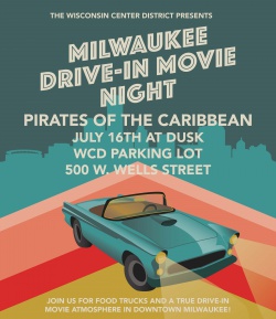 Downtown Drive-In Movie Night featuring Pirates of the Caribbean: The Curse of the Black Pearl 