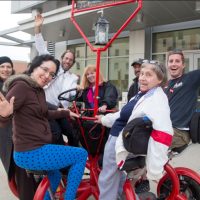 Ghastly History of the East Side Tour on Seven Seat Bikes